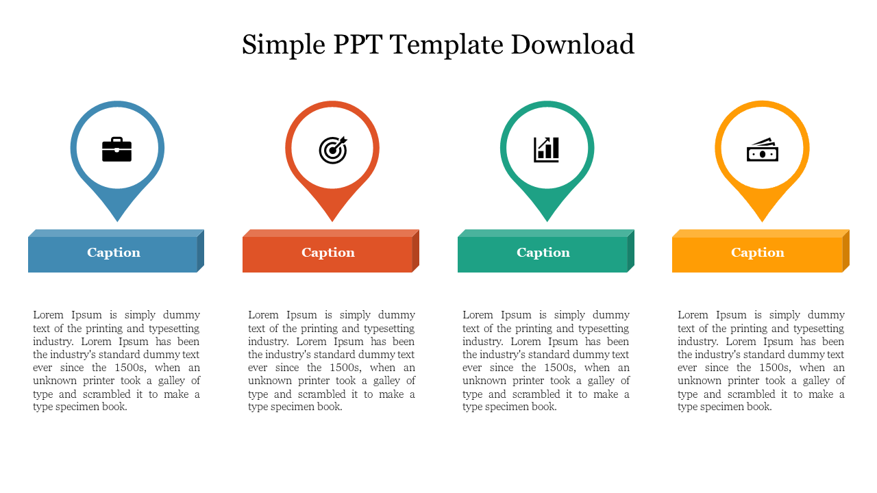 Best Simple PPT Template Download Template